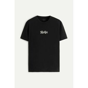 Tričko, Barva Černá, s Potiskem Hawaii obraz