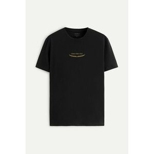 Tričko, Barva Černá, s Potiskem Veni Vidi Vici obraz