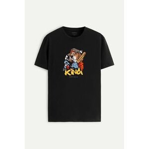 Tričko, Barva Černá, s Potiskem 80s Woofy obraz