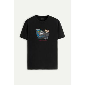 Tričko, Barva Černá, s Potiskem Frenchy Speed obraz