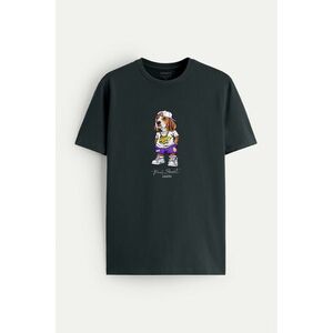 Tričko, Barva Železitě Šedá, s Potiskem Street Legend Woofy obraz