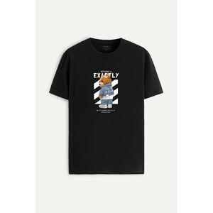 Tričko, Barva Černá, s Potiskem Not As It Seems Teddy obraz