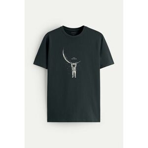 Tričko, Barva Železitě Šedá, s Potiskem Defy The Limits obraz