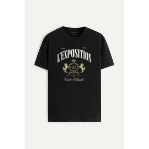 Tričko, Barva Černá, s Potiskem L Exposition obraz