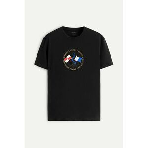 Tričko, Barva Černá, s Potiskem Modern Navigators Club obraz