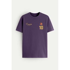 Tričko, Barva Fialová , s Potiskem Maestro 10 Spain obraz