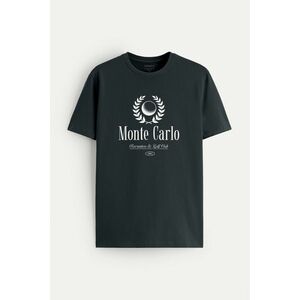 Tričko, Barva Železitě Šedá, s Potiskem Monte Carlo Legacy obraz