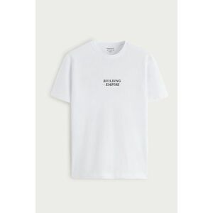 Tričko, Barva Bílá, s Potiskem Building My Empire obraz
