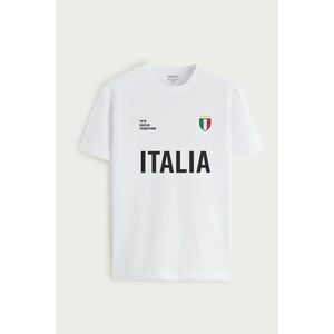 Tričko, Barva Bílá, s Potiskem Italia Bold obraz