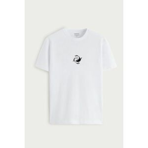 Tričko, Barva Bílá, s Potiskem Koi Fishes of Fate obraz