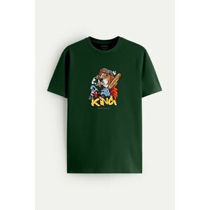 Tričko, Barva Zelená, s Potiskem 80s Woofy obraz