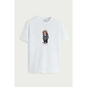 Tričko, Barva Bílá, s Potiskem Woofy Problem Mode obraz