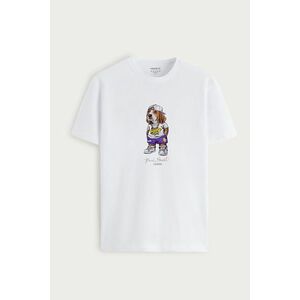 Tričko, Barva Bílá, s Potiskem Street Legend Woofy obraz