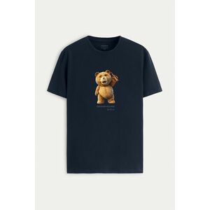 Tričko, Barva Modrá, s Potiskem Good Old Teddy obraz