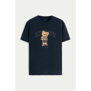 Tričko, Barva Modrá, s Potiskem Exclusive Teddy obraz