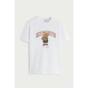 Tričko, Barva Bílá, s Potiskem Exclusive Teddy obraz