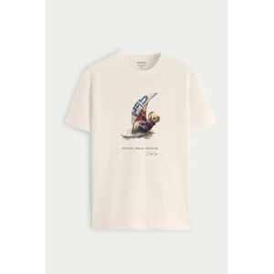 Tričko, Barva Ekru, s Potiskem Wind Surfing Teddy obraz