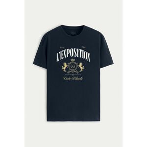 Tričko, Barva Modrá, s Potiskem L Exposition obraz
