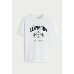 Tričko, Barva Bílá, s Potiskem L Exposition obraz