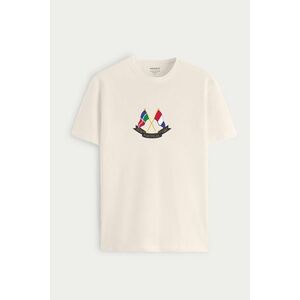Tričko, Barva Ekru, s Potiskem Nautical Flags obraz