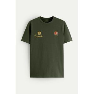 Tričko, Barva Khaki, s Potiskem El Maestro 10 obraz