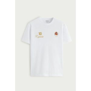 Tričko, Barva Bílá, s Potiskem El Maestro 10 obraz