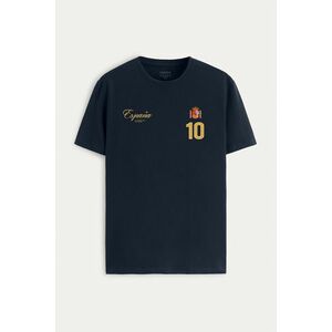 Tričko, Barva Modrá, s Potiskem Maestro 10 Spain obraz