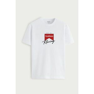 Tričko, Barva Bílá, s Potiskem Casablanca Racing obraz