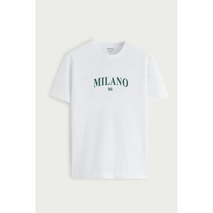 Tričko, Barva Bílá, s Potiskem Milano 96 obraz