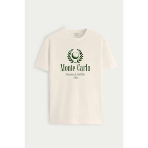 Tričko, Barva Ekru, s Potiskem Monte Carlo Legacy obraz