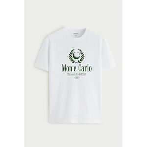 Tričko, Barva Bílá, s Potiskem Monte Carlo Legacy obraz