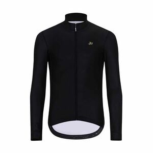 HOLOKOLO Cyklistický dres s dlouhým rukávem zimní - PHANTOM WINTER - černá XS obraz