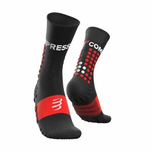COMPRESSPORT Cyklistické ponožky klasické - ULTRA TRAIL - černá 35-38 obraz