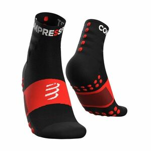 COMPRESSPORT Cyklistické ponožky klasické - TRAINING - červená/černá 35-38 obraz