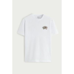 Tričko, Barva Bílá, s Potiskem Lucky Wild Cards obraz