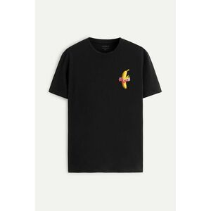 Tričko, Barva Černá, s Potiskem Miami Art obraz