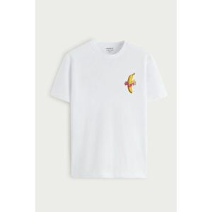 Tričko, Barva Bílá, s Potiskem Miami Art obraz