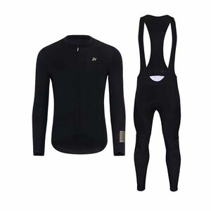 HOLOKOLO Cyklistický dlouhý dres a kalhoty - HOLOKOLO VICTORIOUS - zlatá/černá obraz