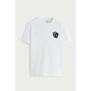 Tričko, Barva Bílá, s Potiskem Straight Flush obraz