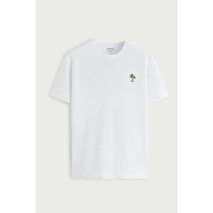 Tričko, Barva Bílá, s Potiskem Green Palm Trees obraz