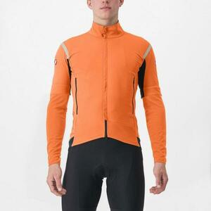 CASTELLI Cyklistická zateplená bunda - PERFETTO RoS 2 CONVERTIBLE - oranžová 2XL obraz