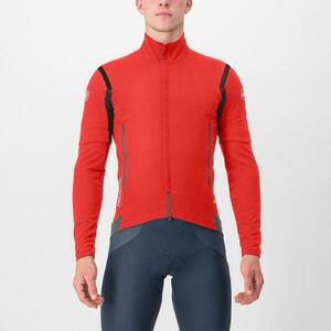 CASTELLI Cyklistická zateplená bunda - PERFETTO RoS 2 CONVERTIBLE - červená 3XL obraz