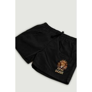 Plavecké Šortky , Barva Černá, s Potiskem Král Sázek obraz