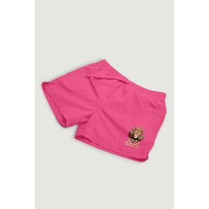 Plavecké Šortky , Barva Růžová, s Potiskem Král Sázek obraz