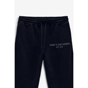 Tepláky Jogger , Barva Modrá, s Potiskem Sázej s Lucazzem obraz