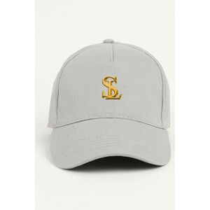 Kšiltovka Jockey, Barva Šedá, s Potiskem Logo Lucazz obraz