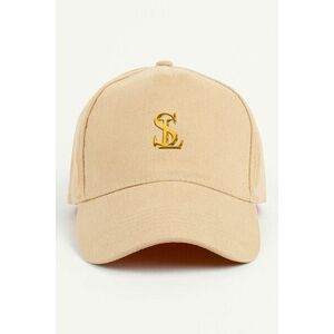 Kšiltovka Jockey, Barva Béžová, s Potiskem Logo Lucazz obraz