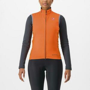 CASTELLI Cyklistická vesta - PERFETTO RoS 2 W - oranžová S obraz
