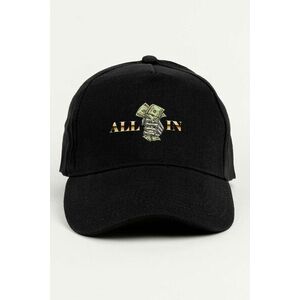 Kšiltovka Jockey, Barva Černá, s Potiskem All In obraz