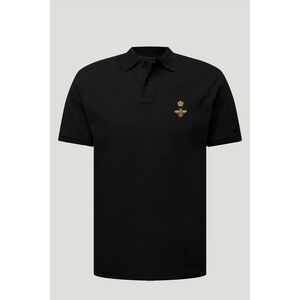 Polo Tričko Slim Fit, Barva Černá, s Potiskem Bee King obraz